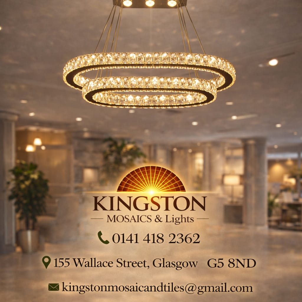 Luxury 2-Ring Crystal LED Chandelier Ceiling Light