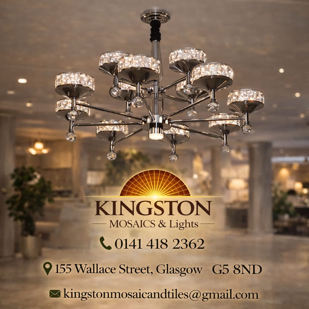Modern Crystal LED Chandelier Chrome Ceiling Pendant – Luxury Lighting