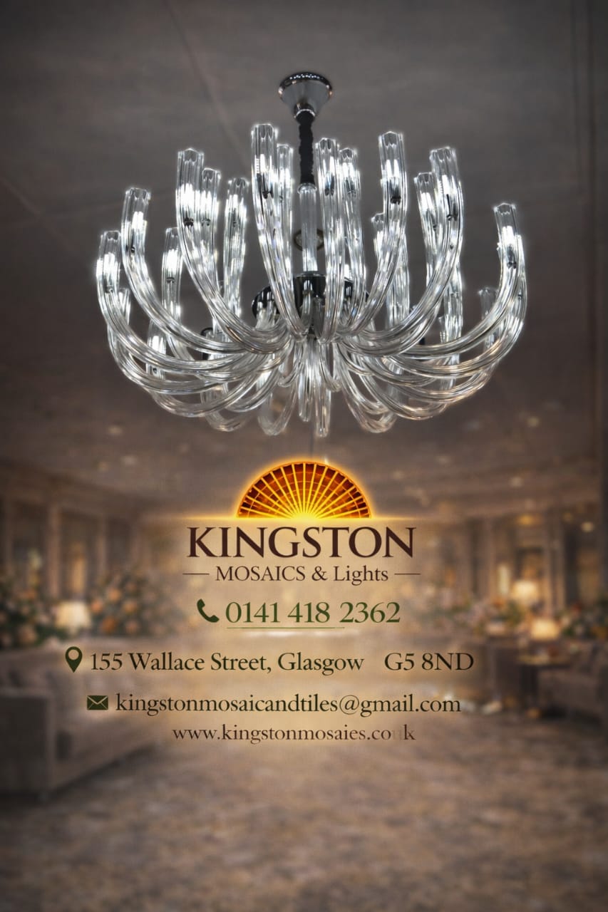 Modern Crystal Glass Bulb Chandelier Ceiling Light – Luxury Glass Arms Pendand