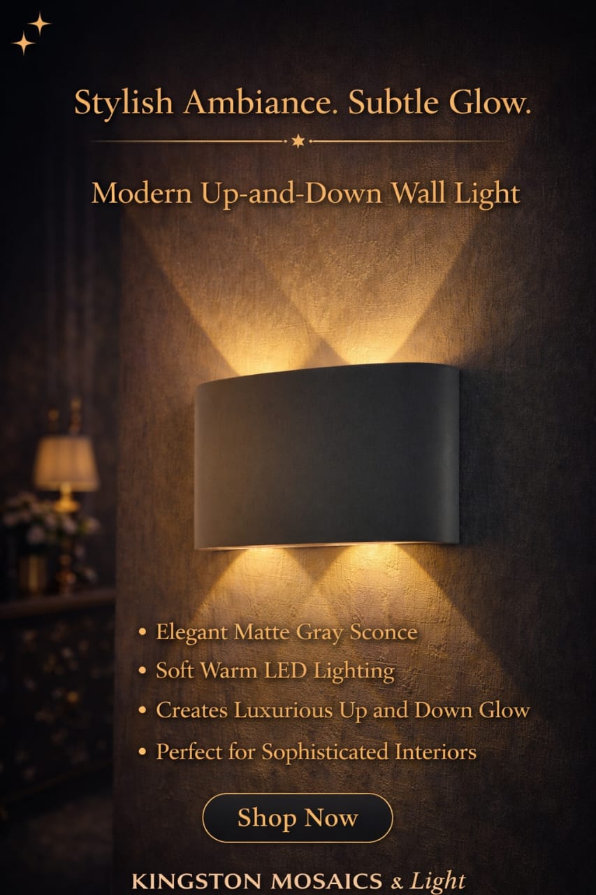 Modern Dual Beam LED Wall Light – Minimalist Up &amp; Down Light