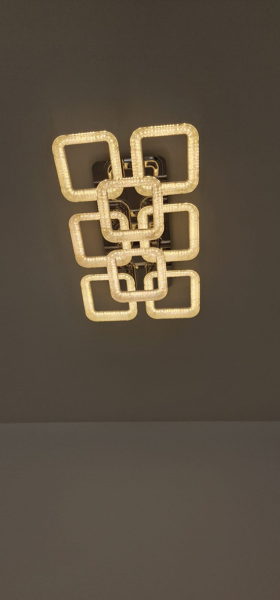 Squares & Rings Acrylic Panel LED Flush Mount Ceiling Lights -Colour Changing Feature -6221