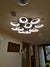 Squares & Rings Acrylic Panel LED Flush Mount Ceiling Lights -Colour Changing Feature -4032 & 6221