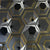 Gold & Black Decor Porcelain Tiles 600 x 600 x 10mm