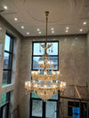 Modern Luxury Crystal Chandeliers –Round(Gold)-6806-8 & 10,Rectangle-6810-10K