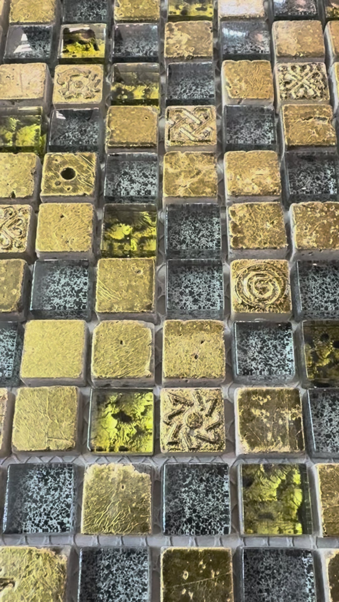 Stone & Glass Mosaic - 300*300*8mm - 11sheets = 1 meter square - S815-GL