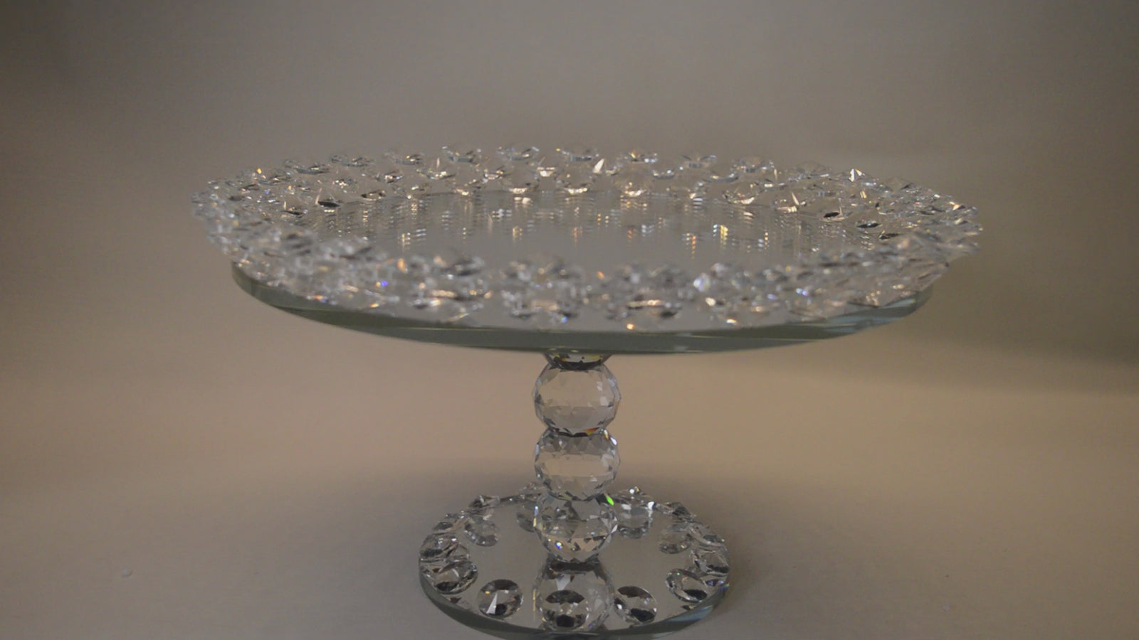 Revolving Crystal Bowl Stand for Fruits Vegetables Baskets Creative Fruit Dish Basket Luxurious Fruit Basket/Bowl