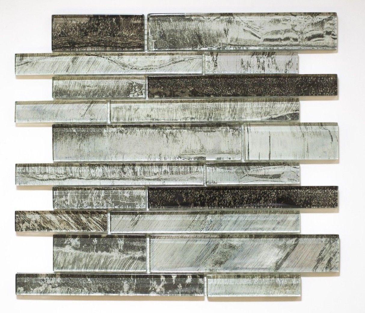 Olive Green Glass Mosaic Tile | 1 sheet 300x300x8mm | 11 sheets 1sqm-PT-WS100