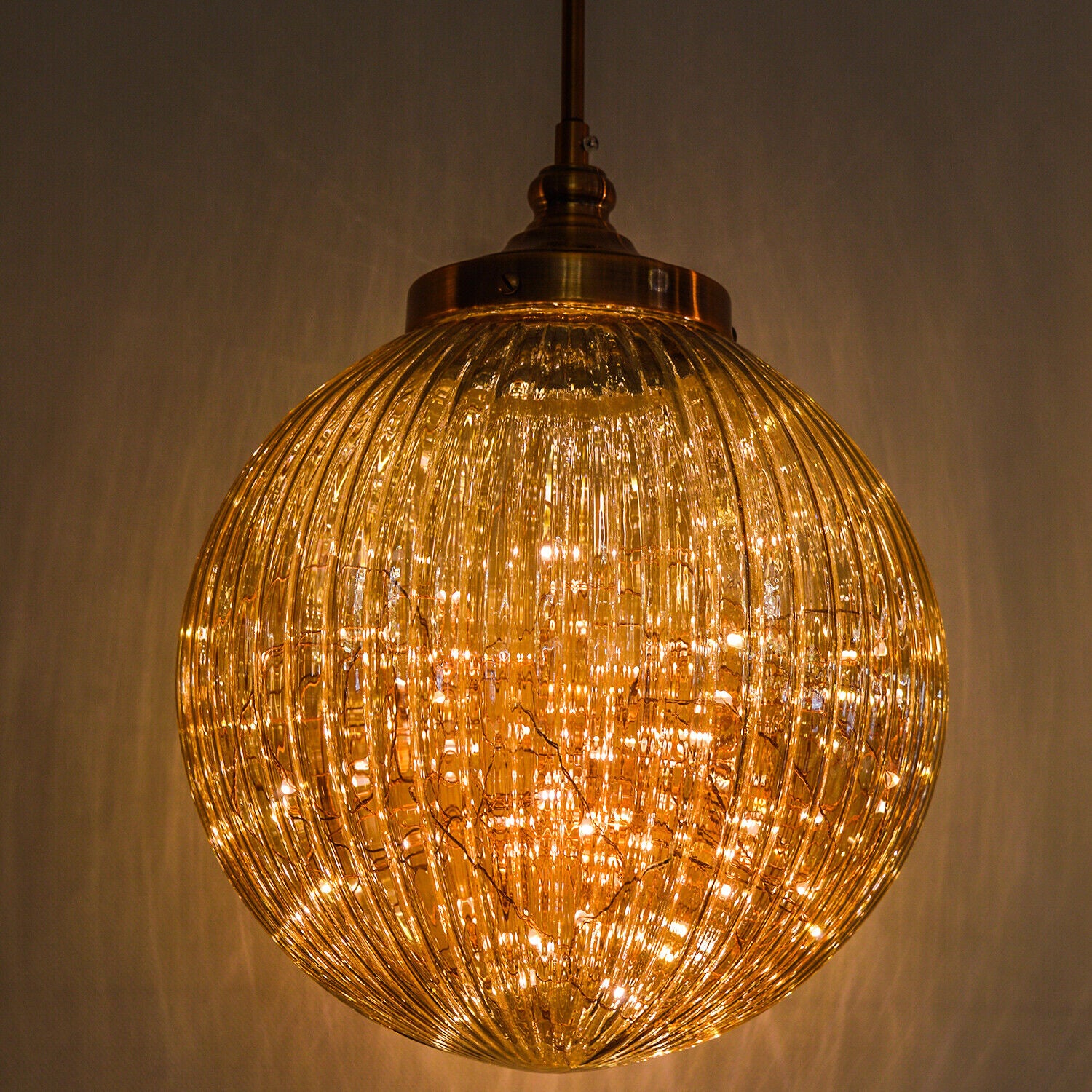 Gold Glass Pendant Ceiling Lights