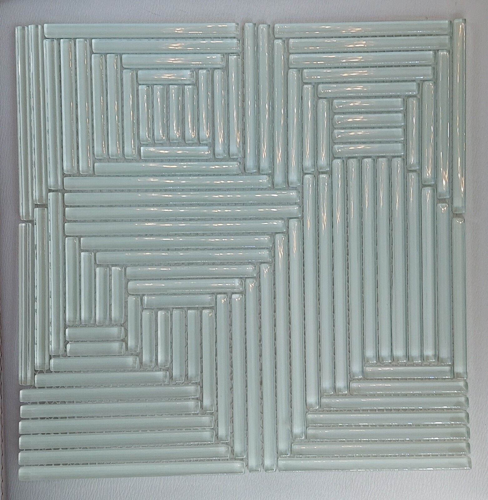 Geometric Glass Mosaic Tile-300*300*8mm-13GG-FK02