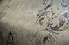 Luxury greyscale with blue imprint wallpaper