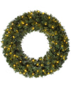 Wreath with Colourful LED Lights for Christmas Decoration