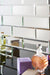 Full Bodied Metro Mirror Glass Mosaic Tiles with bevelled edges-75*300*8mm-45tiles-1m2