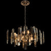 Crystallic Shield / Shielded Bulbs Modern Chandelier