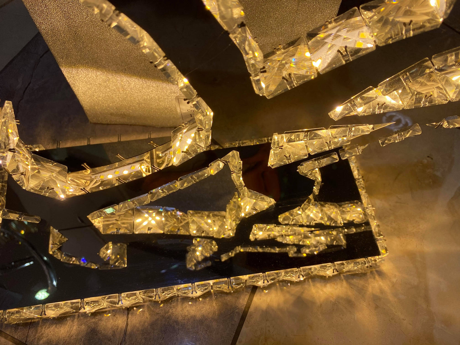 Allah & Muhammad Crystallic Mirror colour changing Decor Light/Table Lamp-1301