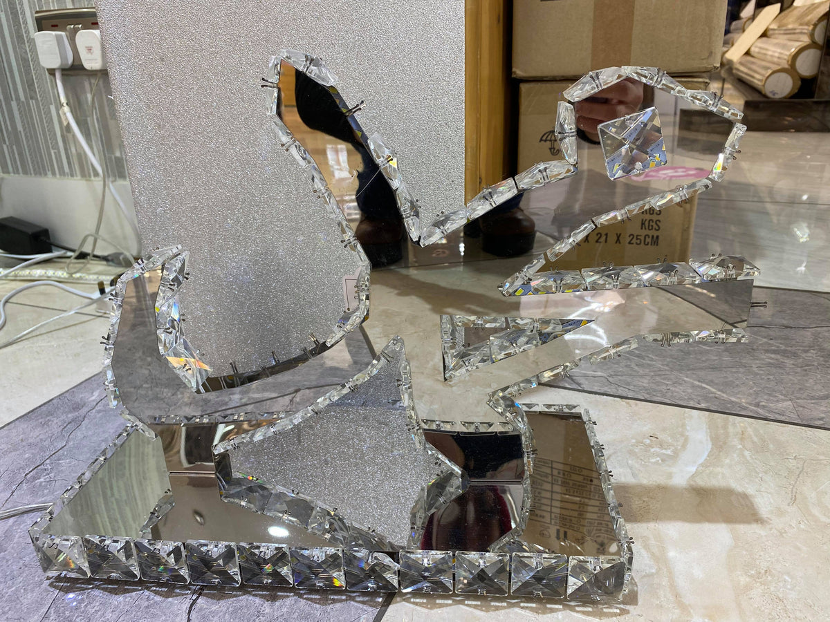 Allah & Muhammad Crystallic Mirror colour changing Decor Light/Table Lamp-1301