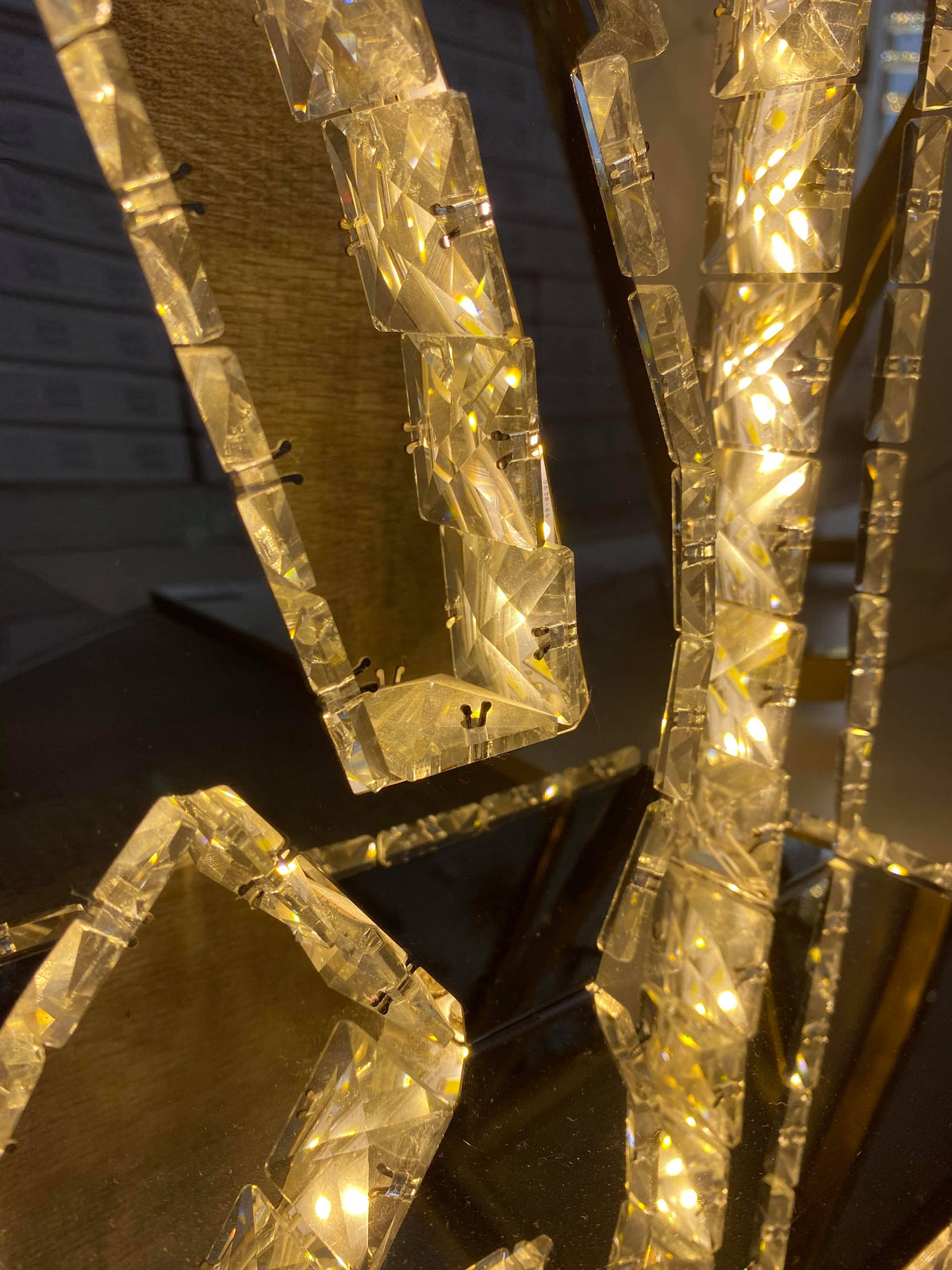 Allah & Muhammad Crystallic Mirror colour changing Decor Light/Table Lamp-1301