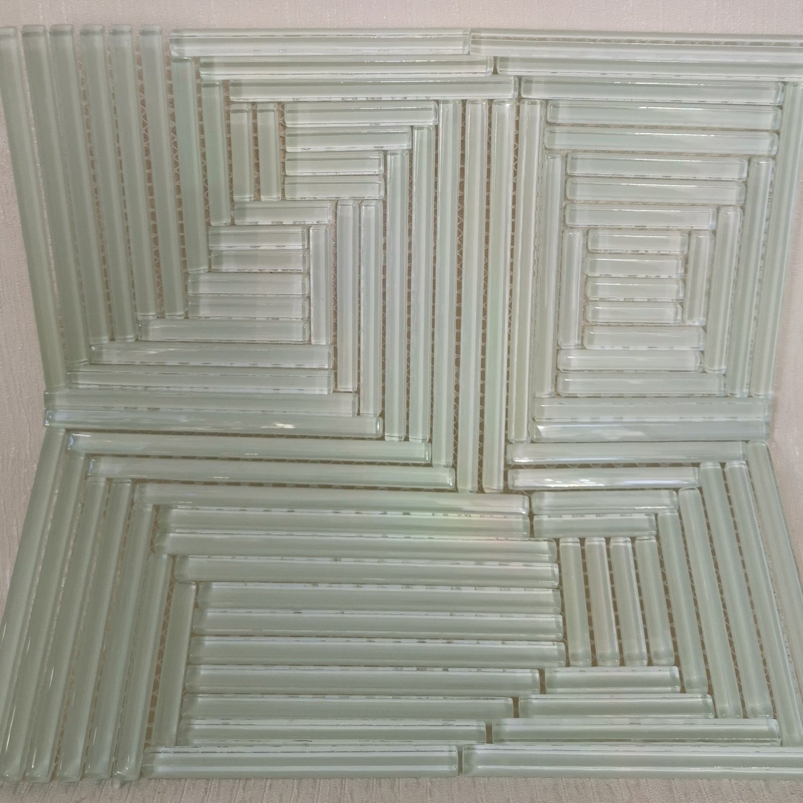 Geometric Glass Mosaic Tile-300*300*8mm-13GG-FK02