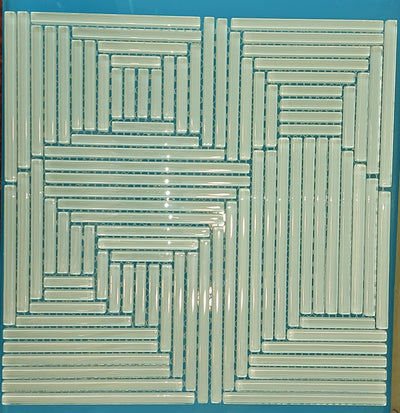 Geometric Glass Mosaic Tile