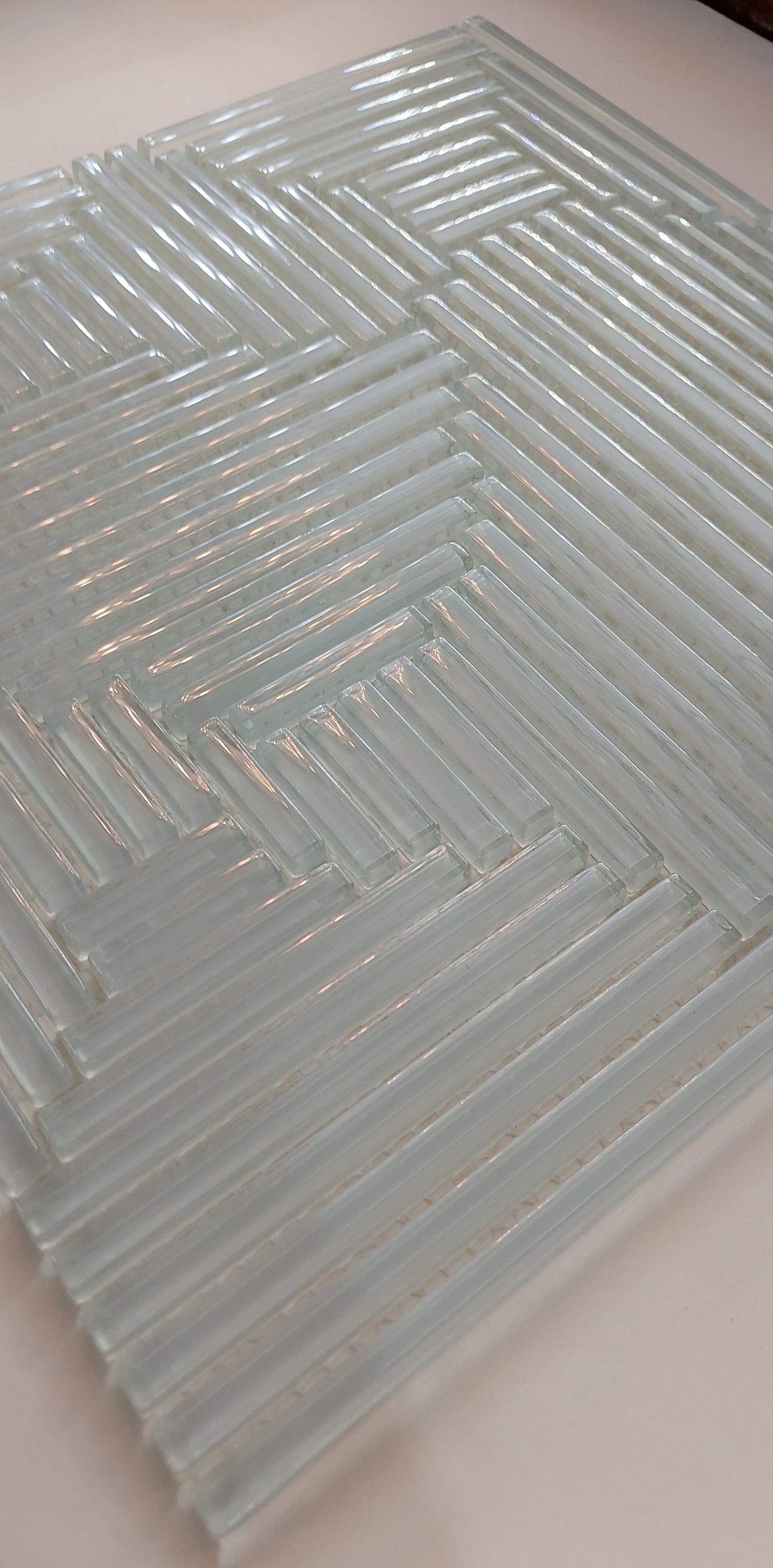 Geometric Glass Mosaic Tile-300*300*8mm-13GG-FK02