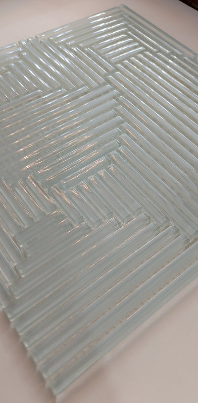 Geometric Glass Mosaic Tile