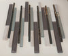 Grey & Olive Glass & Stone Mosaic Tile | 1 sheet 30cmx30cm&8mm | 11 sheets 1sqm