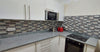 Grey & Olive Glass & Stone Mosaic Tile | 1 sheet 30cmx30cm&8mm | 11 sheets 1sqm