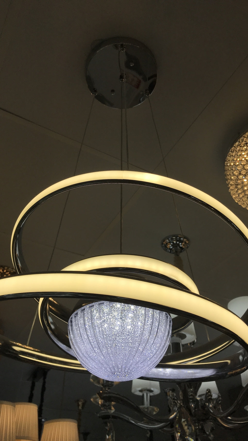 Suspended ceiling with led lights discount