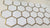 Hexagonal Silver and White Elegant Porcelain Mosaic Tiles-220*380*8mm-11sheets-1m2