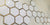 Hexagonal Silver and White Elegant Porcelain Mosaic Tiles-220*380*8mm-11sheets-1m2