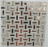 Black Mirror Stone Mosaic Tile