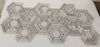 Beige,White & Grey Texture Marble Mosaic Tiles |300X300X8mm|11=1m2-Code: DZ-1