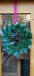 Wreath with Colourful LED Lights for Christmas Decoration