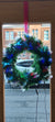 Wreath with Colourful LED Lights for Christmas Decoration