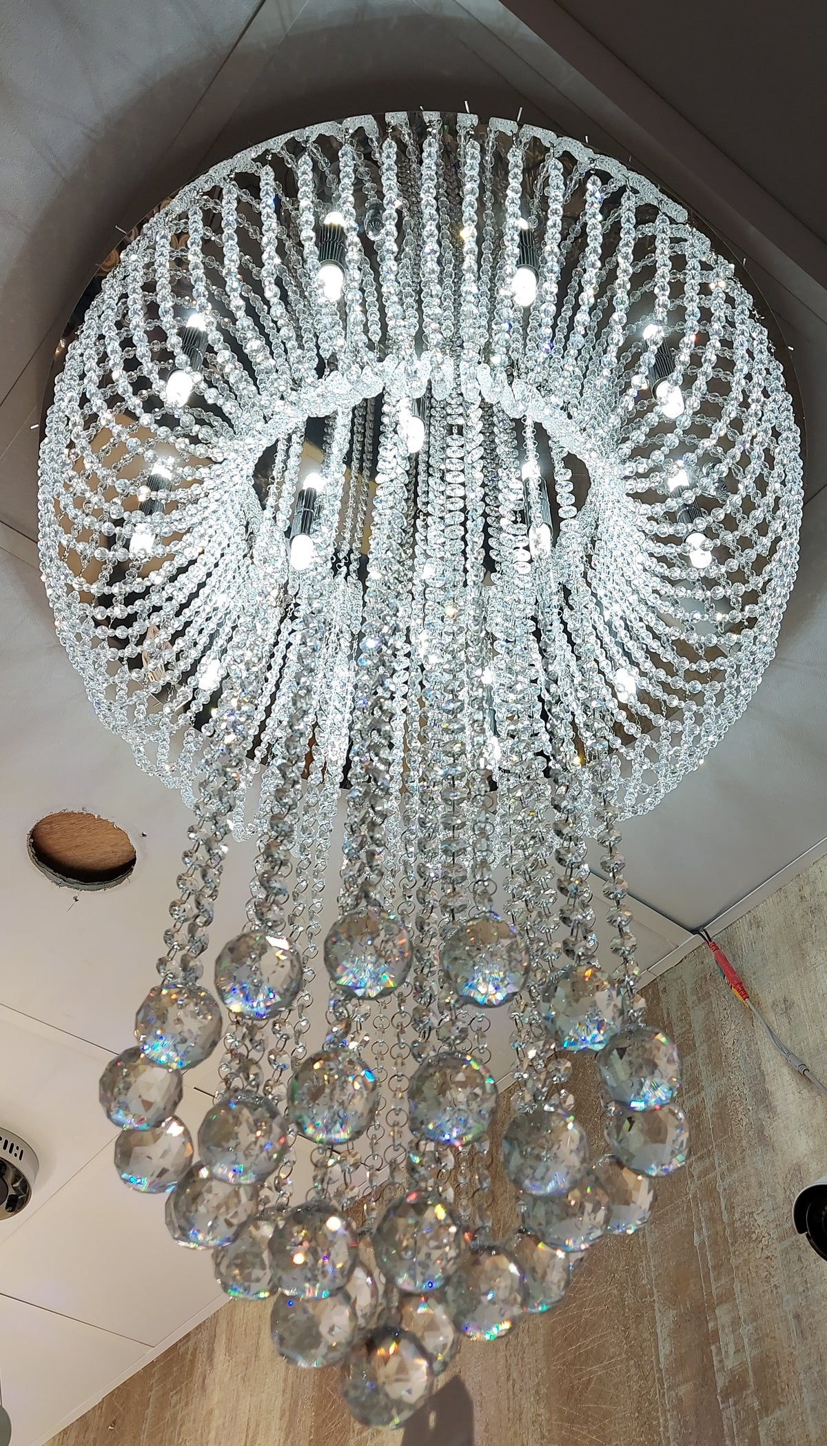 Elegant Royal Crystal Colour Changing Chandelier-85cm-(1910-650)