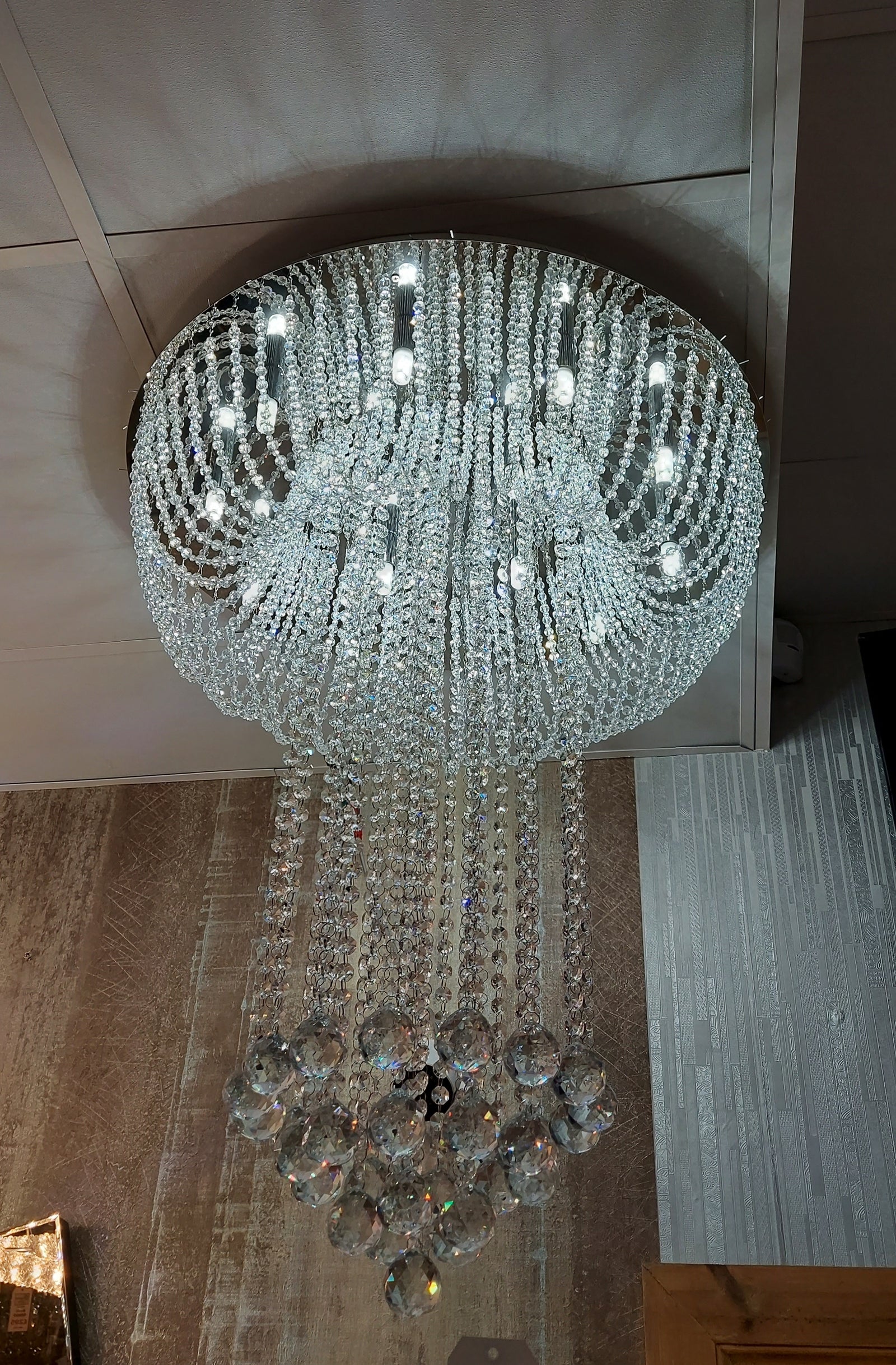 Elegant Royal Crystal Colour Changing Chandelier-85cm-(1910-650)