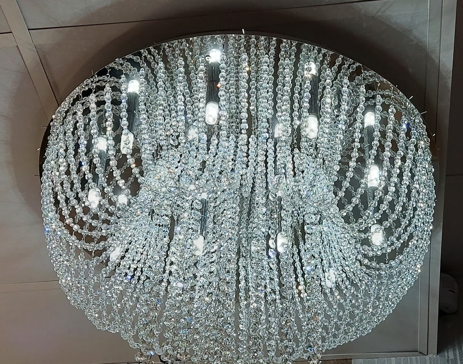 Elegant Royal Crystal Colour Changing Chandelier-85cm-(1910-650)