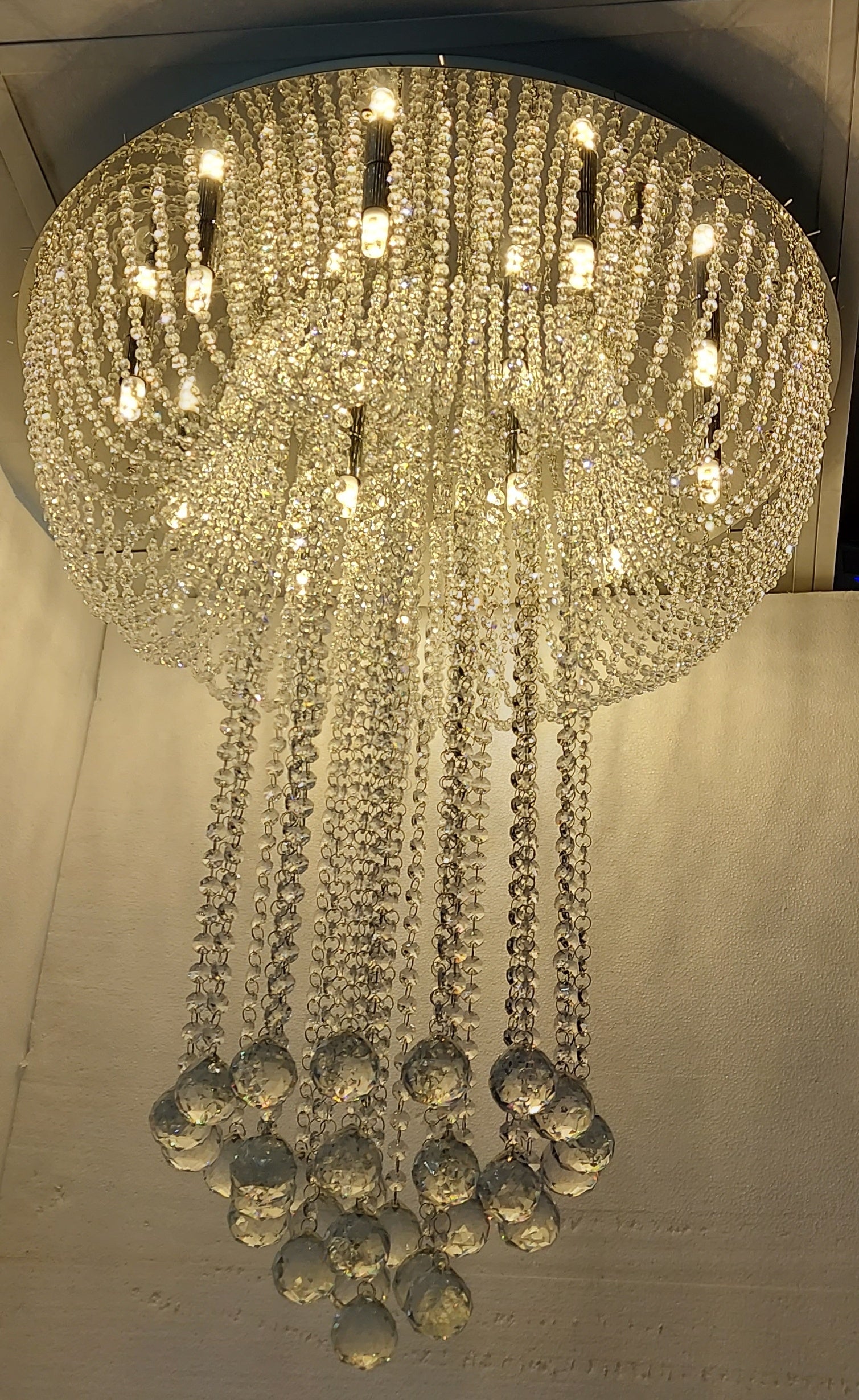Elegant Royal Crystal Colour Changing Chandelier-85cm-(1910-650)