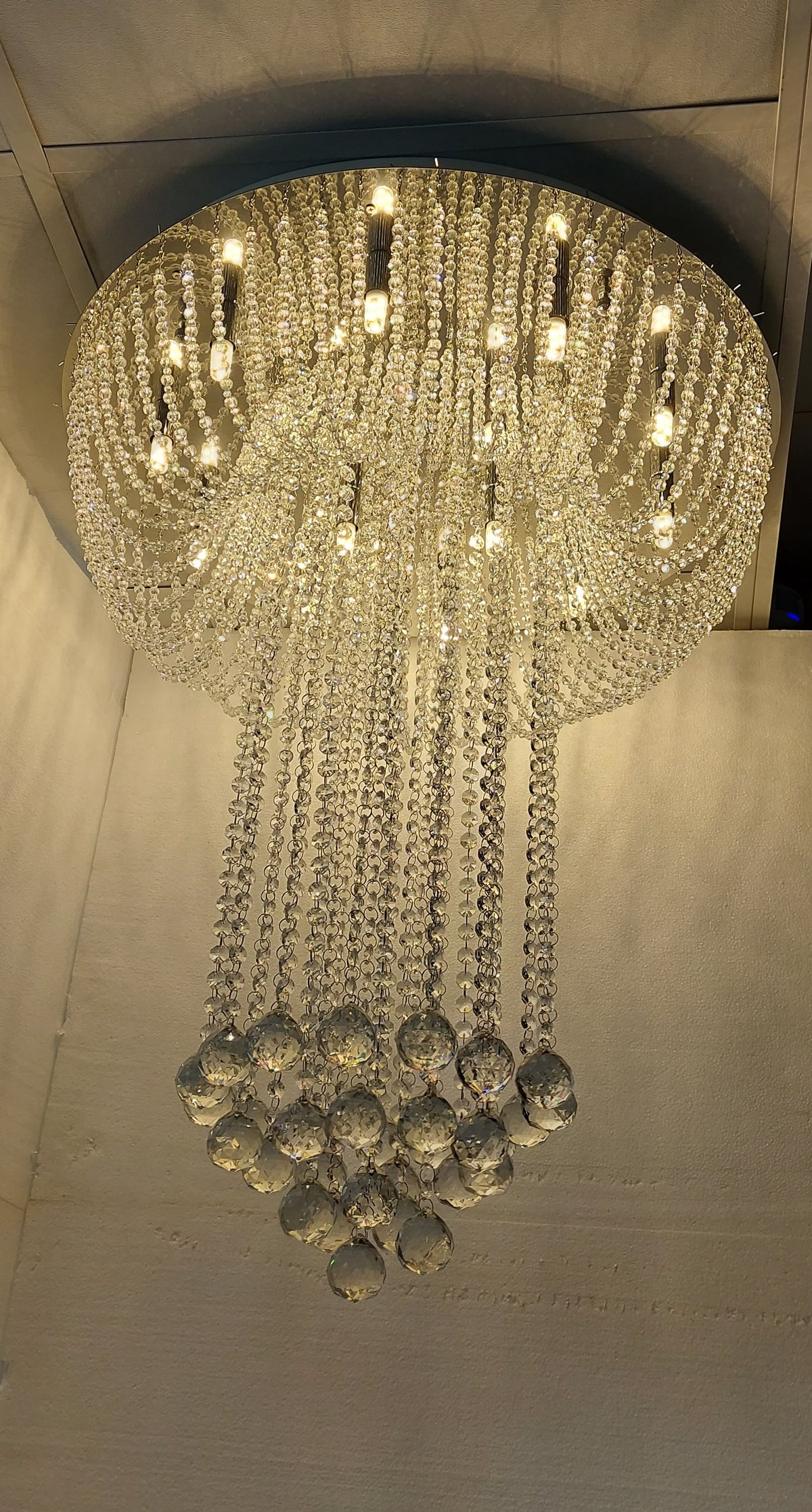 Elegant Royal Crystal Colour Changing Chandelier-85cm-(1910-650)