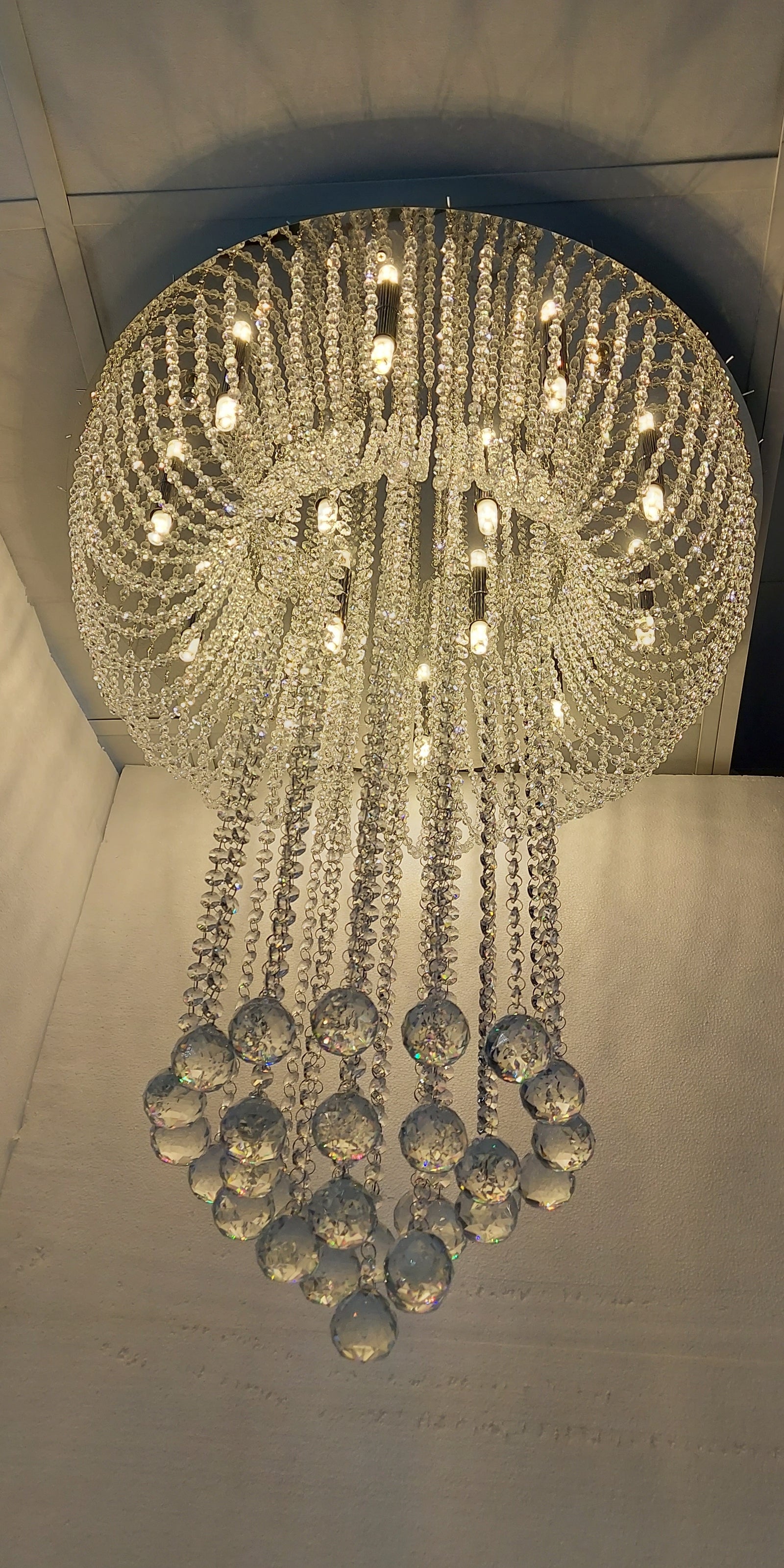 Elegant Royal Crystal Colour Changing Chandelier-85cm-(1910-650)