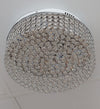 Crystal Square / Circular Pendant & Flash mounted Warm LED ceiling light