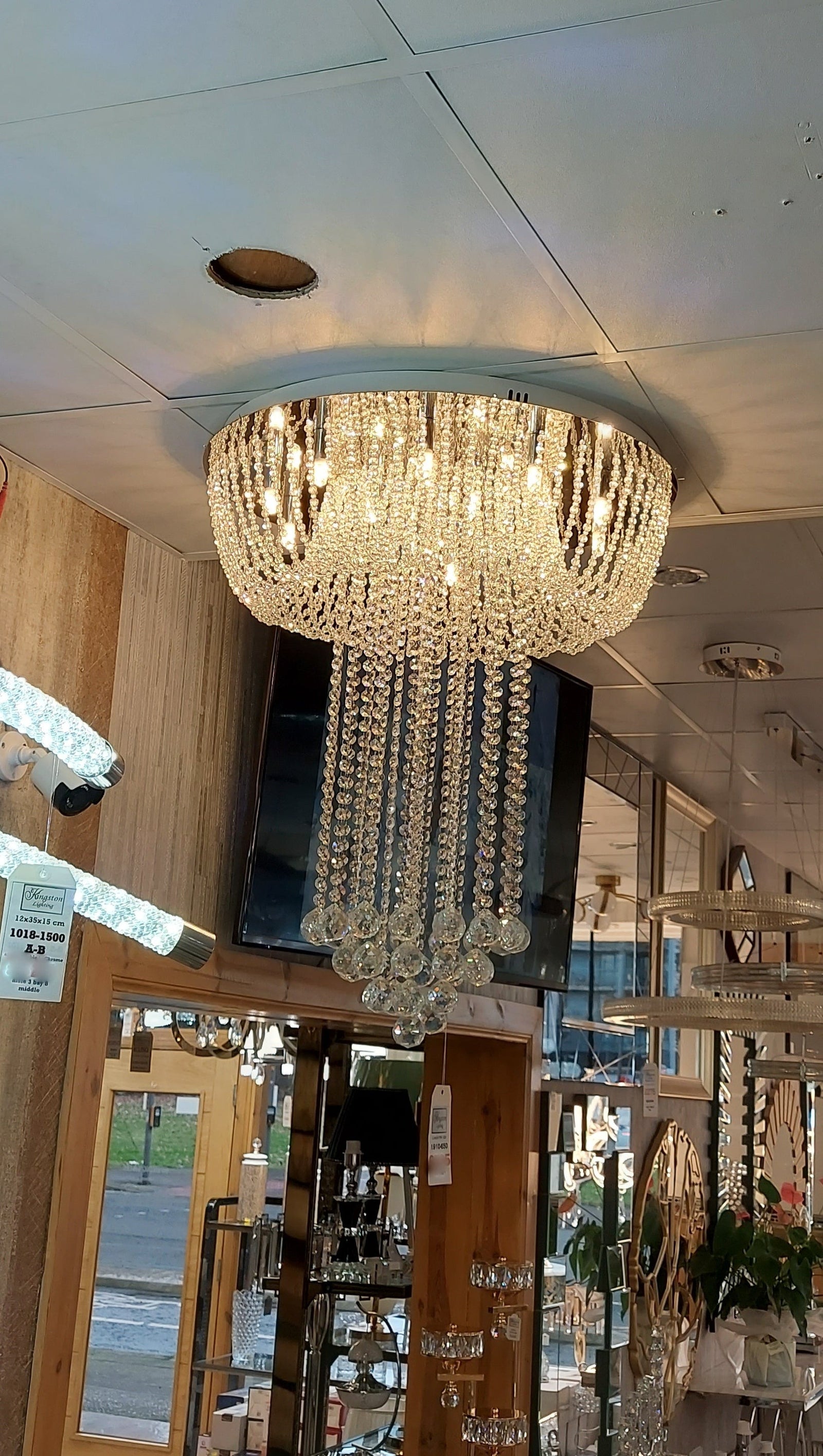 Elegant Royal Crystal Colour Changing Chandelier-85cm-(1910-650)