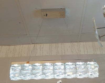 Bar Crystallic Colour changing LED Incorporated suspended Ceiling light (H89341-8)