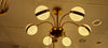 6 Arms Silver & Gold Downwards Crystallic Glitter Bulbs-MD3019-6-85*85*40cm