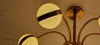 6 Arms Silver & Gold Downwards Crystallic Glitter Bulbs-MD3019-6-85*85*40cm