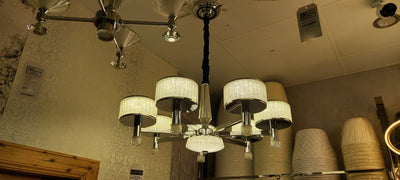 Modern Upwards Cylindrical Ceiling Light 2139-8+4-2tier and 1 tier