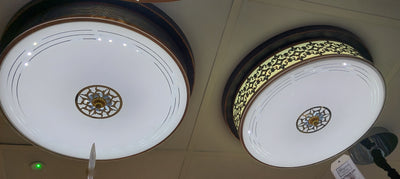 Classic circular Flush Mounted LED Ceiling Light – 6945-500BC & 6946-500BC