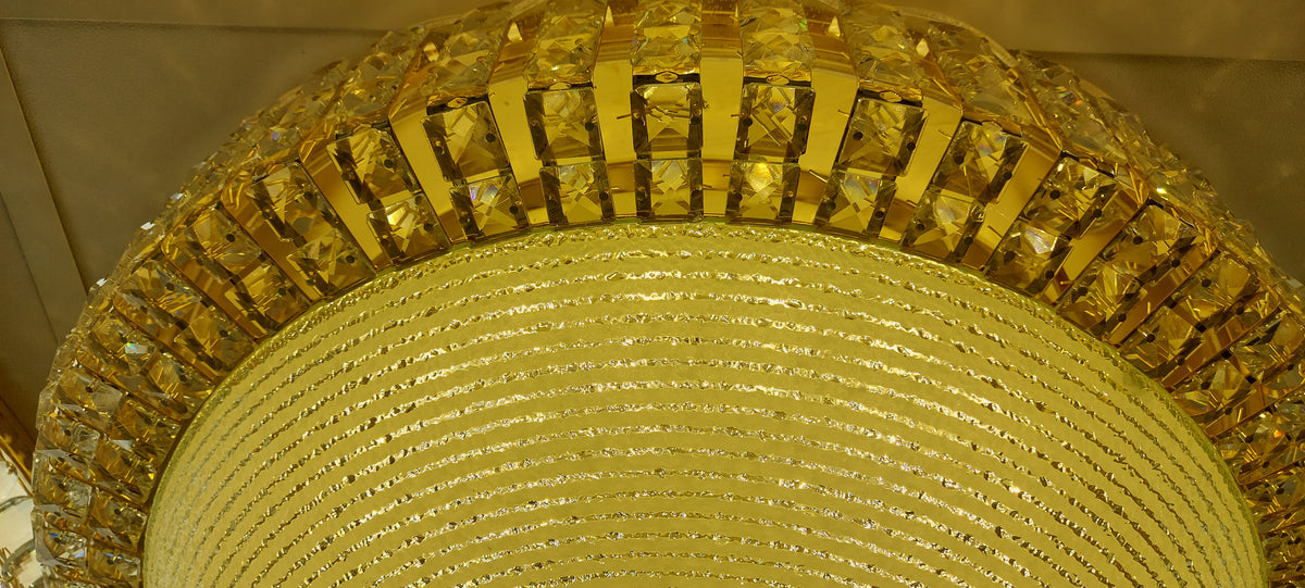 Circular glass frame -shaded light-with Colour Changing Function-906/600-60*60*13cm-104w & 906/500-53*53*15cm-85w