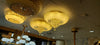 Circular glass ceiling mounted crystallic shaded light [31233-500 | 31233-600]