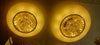 Circular glass ceiling mounted crystallic shaded light [31233-500 | 31233-600]