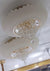 Circular glass ceiling mounted crystallic shaded light [31233-500 | 31233-600]